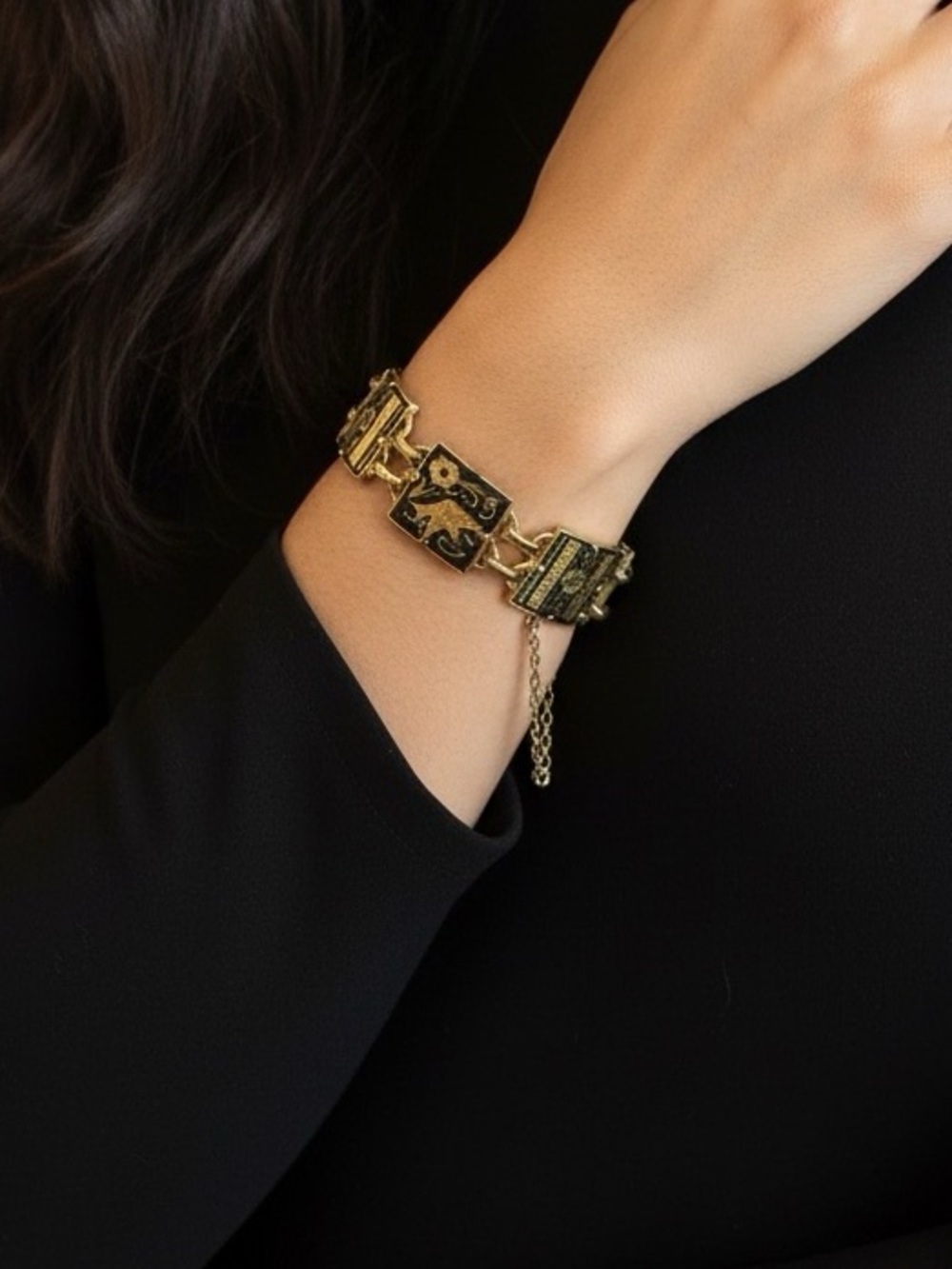 Damascene Link Bracelet